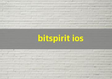 bitspirit ios